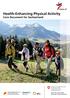 Health-Enhancing Physical Activity Core Document for Switzerland