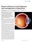 Recent advances in the diagnosis and management of glaucoma