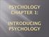Psychology can provide insight into behavior and give one the chance to acquire practical information Psychology scientific study of behavior, mental