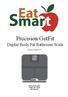 Precision GetFit. Digital Body Fat Bathroom Scale. EatSmart Products Seattle, WA