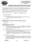 Student Paperwork Packet Instructions