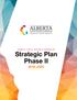 ALBERTA CLINICAL RESEARCH CONSORTIUM Strategic Plan Phase II STRATEGIC PLAN PHASE II