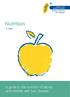 Nutrition. A Guide. A guide to the nutrition of babies and children with liver disease
