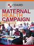 Maternal Health Campaign