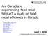 Are Canadians experiencing food recall fatigue? A study on food recall efficiency in Canada