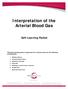 Interpretation of the Arterial Blood Gas