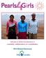 pearls4girls.org Girls grow as leaders by experience in creativity, collaboration, and contribution Annual Summary