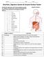 Nutrition, Digestive System & Enzyme Review Packet