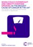 WHEN COULD OVERWEIGHT AND OBESITY OVERTAKE SMOKING AS THE BIGGEST CAUSE OF CANCER IN THE UK?