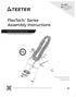 FlexTechTM. Series Assembly Instructions 5WAR RA NT Y. NEW! Follow along with your smartphone to make assembly even easier!