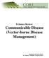 Evidence Review: Communicable Disease (Vector-borne Disease Management)