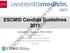 ESCMID Candida Guidelines 2011