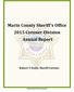 Marin County Sheriff s Office 2015 Coroner Division Annual Report