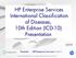 HP Enterprise Services International Classification of Diseases, 10th Edition (ICD-10) Presentation