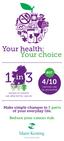 Your health: Your choice