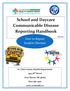 School and Daycare Communicable Disease Reporting Handbook