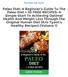 Read & Download (PDF Kindle) Paleo Diet: A Beginner's Guide To The Paleo Diet + 35 FREE RECIPES: A Simple Start To Achieving Optimal Health And