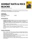 KOMBAT RATS & MICE BLOCKS Registration No. L6425, ACT 36 OF 1947