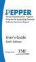 Partial Hospitalization Program Program for Evaluating Payment Patterns Electronic Report. User s Guide Sixth Edition. Prepared by