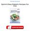 Quick & Easy Diabetic Recipes For One Free Download PDF