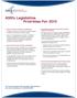 ASN s Legislative Priorities for 2010