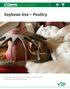 Soybean Use Poultry FACT SHEET MEAL
