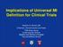 Implications of Universal MI Definition for Clinical Trials