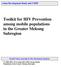 Toolkit for HIV Prevention among mobile populations in the Greater Mekong Subregion...
