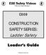 CONSTRUCTION SAFETY SERIES: Ladder Safety
