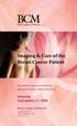 Imaging & Care of the Breast Cancer Patient