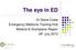 The eye in ED. Dr Steve Costa Emergency Medicine Training Hub Ballarat & Grampians Region 18 th July 2013