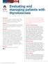 Evaluating and managing patients with thyrotoxicosis