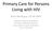 Primary Care for Persons Living with HIV