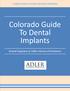 Colorado Guide To Dental Implants. Dental Implants at Adler Advanced Dentistry