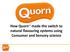 How Quorn TM made the switch to natural flavouring systems using Consumer and Sensory science
