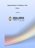 Regional Malaria CSO Platform, GMS: Review. October 2017