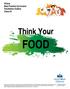 FOOD. Think Your. fitcare Best Practice Curriculum Facilitation Outline Class #3. fitcare Best Practices Think Your FOOD 1