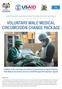 VOLUNTARY MALE MEDICAL CIRCUMCISION CHANGE PACKAGE