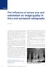 The influence of sensor size and orientation on image quality in intra-oral periapical radiography