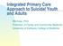 Integrated Primary Care Approach to Suicidal Youth and Adults