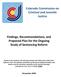 Colorado Commission on Criminal and Juvenile Justice Findings, Recommendations, and Proposed Plan for the Ongoing Study of Sentencing Reform