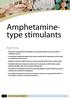 Amphetaminetype. Key Points