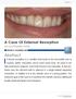 Abstract. A Case Of External Resorption