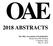 OAE 2018 ABSTRACTS The Ohio Association of Endodontists