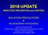 2018 UPDATE. INFECTION PREVENTION and CONTROL ISOLATION PRECAUTIONS & BLOODBORNE PATHOGENS