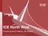 ICE North West. Annual general meeting, 29 June15. Registered charity number Charity registered in Scotland number SC