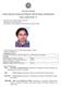 University of Calcutta. Academic Department: Department of Biophysics, Molecular Biology and Bioinformatics. Faculty Academic Profile / CV