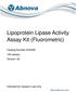 Lipoprotein Lipase Activity Assay Kit (Fluorometric)