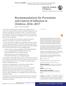 Recommendations for Prevention and Control of Influenza in Children, COMMITTEE ON INFECTIOUS DISEASES