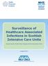 Surveillance of Healthcare Associated Infections in Scottish Intensive Care Units